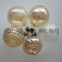 G45 Vintage Bulb Dimmable Warm Light 220V 4 Watts E27 Base verre clair