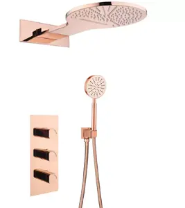 Conjunto de accesorios para cabina de ducha, columna de acero inoxidable, rosa de lluvia