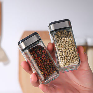 Juego de Salero y pimentero de 4oz y 120ml al por mayor, juego ajustable para verter agujeros, hierbas, sal, azúcar, condimentos, herramientas para especias - Product Image 3