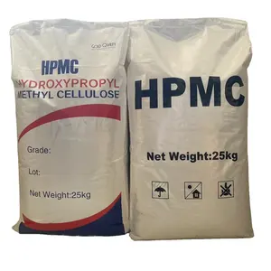 HPMC Fournisseurs de cellulose Matériaux de construction de murs Liant cellulosique soluble dans l'eau HPMC