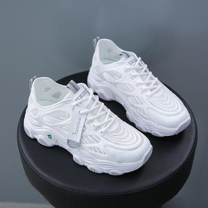 <span class=keywords><strong>Sneakers</strong></span> traspiranti in Mesh di colore bianco scarpe da <span class=keywords><strong>donna</strong></span> <span class=keywords><strong>donna</strong></span> scarpette da corsa popolari per le donne - Product Image 3