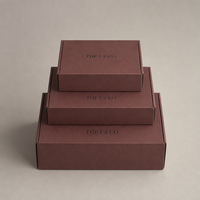 Coffret cadeau de luxe avec logo personnalisé, boîte rigide, sac en papier assorti, carte de vœux et enveloppe pour l'emballage de la marque