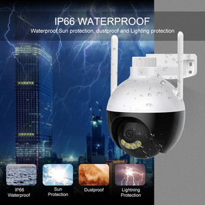 Cámara PTZ V380PRO WiFi Inalámbrica, Vigilancia Panorámica de 360 Grados, Interior/Exterior, IP68 Impermeable, Material ABS - Product Image 4