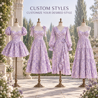 Robe mini pour femme ODM, jacquard floral, épaules dénudées, manches bouffantes, col cœur, froncée, coupe trapèze, robe de cocktail mini