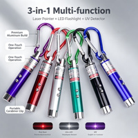 Vente directe d'usine, bâton pour chat en métal écologique amusant avec lumière LED rouge, torche laser, jouet laser pour chat, emballage en carton