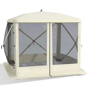 Carpa de camping Db Pop Up, gazebo con mosquitera, carpa para fiestas de una sola capa, malla de poliéster ventilada para uso en exteriores, carpa de verano - Product Image 1