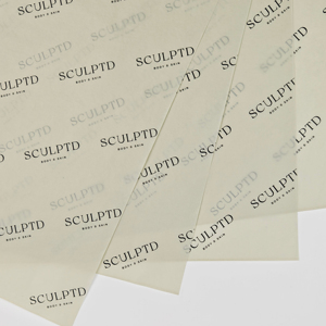 <span class=keywords><strong>Papier</strong></span> de soie <span class=keywords><strong>beige</strong></span> personnalisé avec logo INFFY, 17 g/m², 50 x 70 cm, faible MOQ, recyclable, non couché, pour emballage cadeau et vêtements - Product Image 2