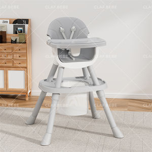 เก้าอี้สูงสำหรับทานอาหารเด็ก5ตำแหน่งปรับความสูงได้ - Product Image 5