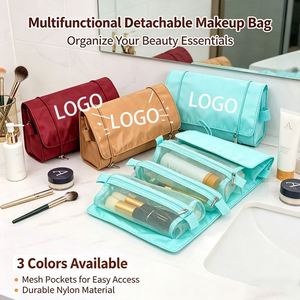 Nouvelle Trousse de Maquillage Amovible Grande Capacité Étanche Galaxy 2026 pour Femme, Pochette Cosmétique en PVC avec Fermeture Éclair et Maille, Trousse de Toilette Portable et Tendance - Product Image 6