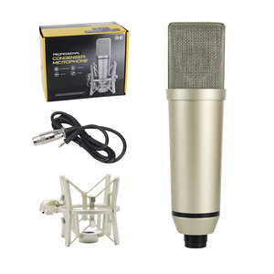 V8S Juego completo Micrófono XLR dinámico U87 Tarjeta de sonido F998 Podcast Transmisión en vivo Reducción de ruido para transmisión en vivo en inglés - Product Image 6