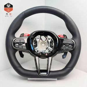 Volante Deportivo <span class=keywords><strong>M</strong></span> con Calefacción en Alcántara Compatible con <span class=keywords><strong>BMW</strong></span> M3 M4 M5 M6 X3 X4 X5 X6 X7 <span class=keywords><strong>X8</strong></span> G01 G12 G20 G30 G80 G82 330i M340i - Product Image 1