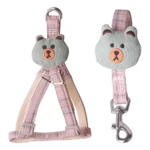 Guinzaglio e imbracatura per cane o gatto orso Kawaii Design taglia XS - Product Image 4