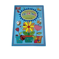 Livres d'autocollants en carton personnalisés pour enfants de 3 à 6 ans - Utilisation scolaire/bureau - Format A4 - Option cadeau