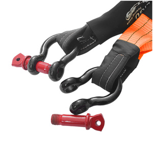 Cường độ cao màu cam xe trailer kéo dây 5 mét <span class=keywords><strong>6</strong></span> tấn kéo dây đeo với còng - Product Image 3