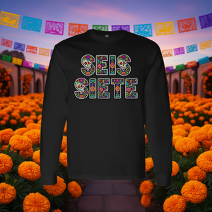 Six Seven 67 Day Of The Dead T-shirt à manches longues - Product Image 1