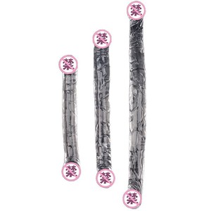 Double Headed Dildo <b>TPE</b> Soft Realistic Adult Toy For Masturbation And Penetration Three Sizes Available - Product Image 5