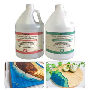 Nhà Máy Giá Epoxy Bàn Ăn Nhựa Bảng Điều Khiển Bảng Trong Suốt Tinh Thể Rõ Ràng Nhựa Epoxy Cho Bàn Gỗ Làm - Product Image 1