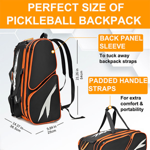 Best-selling tennis bag <b>badminton</b> bag pickle ball bag portable multi-functional large-capacity outdoor backpack - Product Image 2