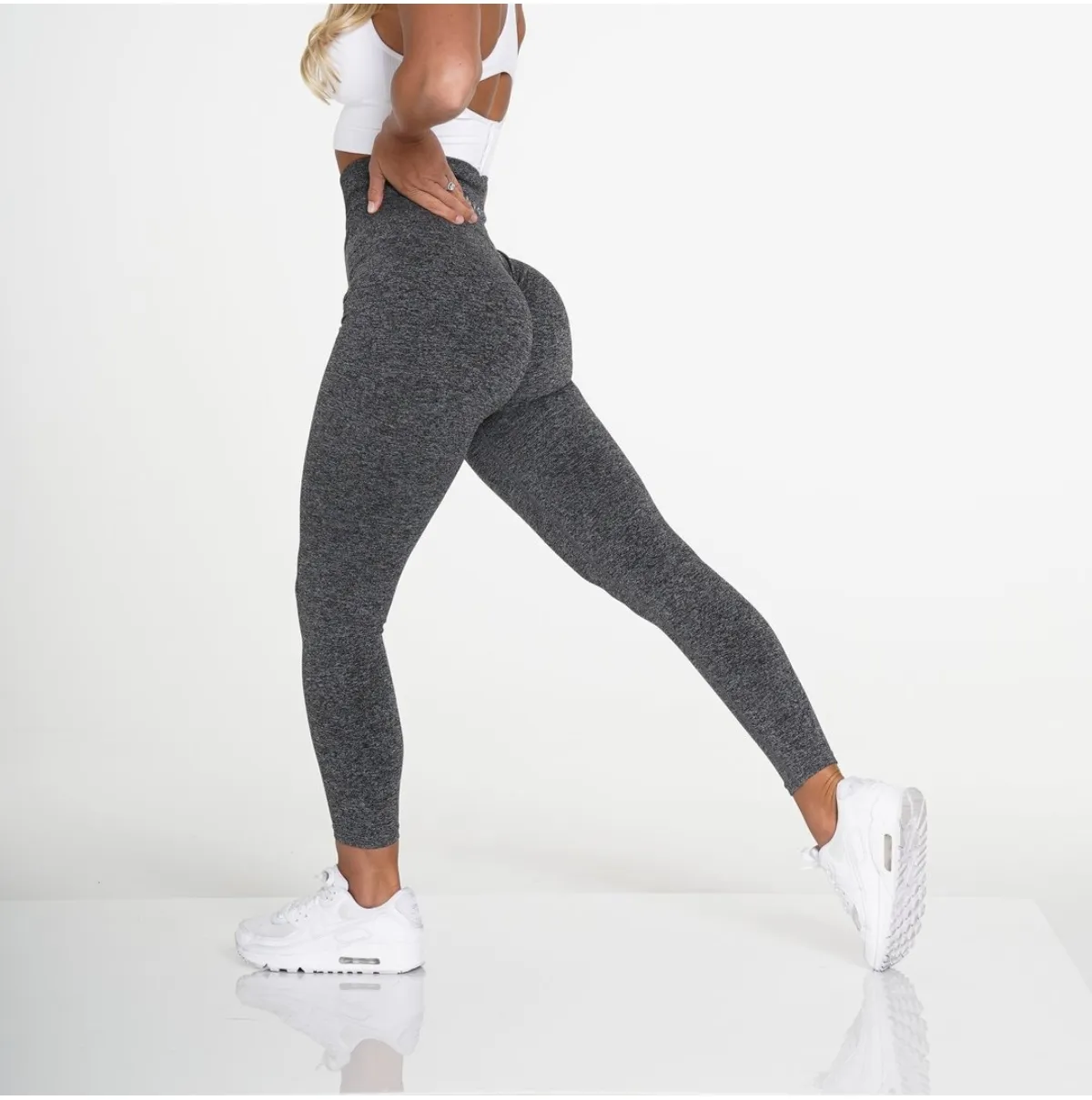 Nvgtn calças de yoga sem costura, personalizadas, nova marca, leggings para mulheres