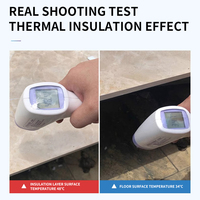 Couche d'isolation de toiture matériau de tête Briques d'isolation thermique protection solaire Nouveau type de toit dissipation thermique carreaux de céramique