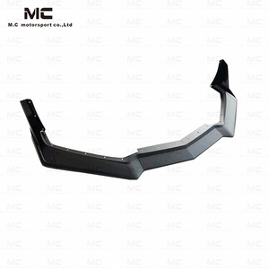 Spoiler Anteriore Nero Lucido in Plastica per <span class=keywords><strong>Corvette</strong></span> C8 - Kit Carrozzeria Modificato - Product Image 3