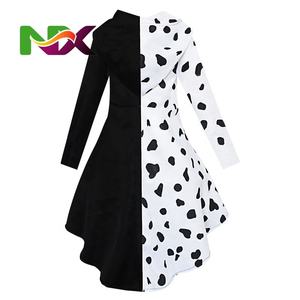 Disfraz <span class=keywords><strong>de</strong></span> <span class=keywords><strong>Cruella</strong></span> <span class=keywords><strong>de</strong></span> Vil <span class=keywords><strong>de</strong></span> 101 Dálmatas, Disfraz <span class=keywords><strong>de</strong></span> Villana <span class=keywords><strong>de</strong></span> Película, <span class=keywords><strong>Vestido</strong></span> <span class=keywords><strong>de</strong></span> Halloween, Stock <span class=keywords><strong>de</strong></span> Fábrica - Product Image 3