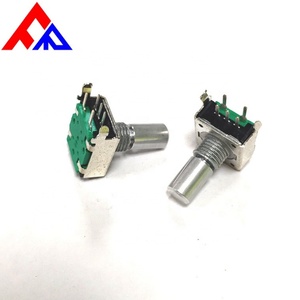 ตัวเข้ารหัสแบบเพิ่มค่าค่าทีละหนึ่ง Fanrui 360 องศา รุ่น PEC12 12/18/24 พัลส์ DC5V แบบเสียบด้านข้างพร้อมปุ่มสวิตช์แบบหมุน สำหรับเครื่องขยายเสียงในรถยนต์ - Product Image 6