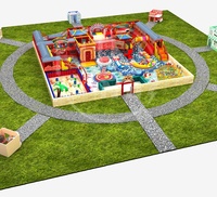 Vente en gros de jeux de rôle interactifs pour enfants, équipement de terrain de jeu intérieur pour tout-petits, jeux de rôle commerciaux personnalisés