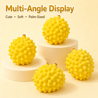 Balle à presser artisanale en forme de durian, jouet anti-stress croustillant, jouet souple à rebond lent et modelable pour soulager le stress