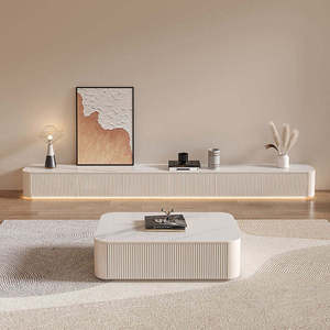 Kệ Tivi Hiện Đại Màu Trắng Cao Cấp Có Thể Tùy Chỉnh Nội Thất Phòng Khách Cung Cấp Trực Tiếp Từ Nhà Máy Dùng Cho Nhà Ở Khách Sạn & Kho Hàng - Product Image 2