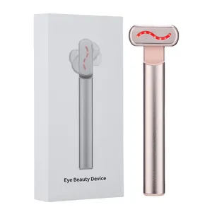 Smart Rotlicht therapie Heizung Vibration Augen gesichts lifting Anti-Aging-Schönheits gerät EMS Hot Com press Eye Massager Wand