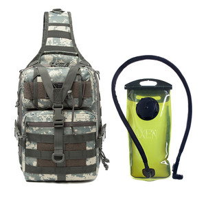 Sac à dos Us multi-usages Sling Molle Sac à dos Sling Bag avec <span class=keywords><strong>vessie</strong></span> d'eau PEVA 2L - Product Image 3