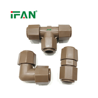 IFAN Nouveaux raccords de tuyauterie PPR à connexion rapide, coudes et tés 20-63mm