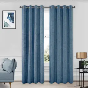 Cortinas blackout de cor sólida para quarto, cortinas de poliéster americanas personalizadas com isolamento térmico para sala de estar