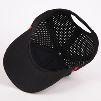 Gorra de Béisbol de 5 Paneles sin Estructura de Alta Calidad al por Mayor con Bordado, Cierre Ajustable, para Golf, Correr al Aire Libre, Pesca, con Agujeros Cortados con Láser