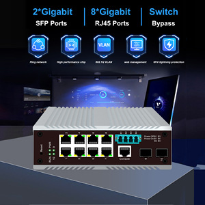 Switch <span class=keywords><strong>de</strong></span> Bypass Administrado <span class=keywords><strong>de</strong></span> Grado Industrial <span class=keywords><strong>de</strong></span> 10 Puertos 10/100/1000Mbps con SNMP, Fuente <span class=keywords><strong>de</strong></span> Alimentación Industrial <span class=keywords><strong>de</strong></span> 24V/1A, Capacidad Estática <span class=keywords><strong>de</strong></span> 20Gbps - Product Image 2