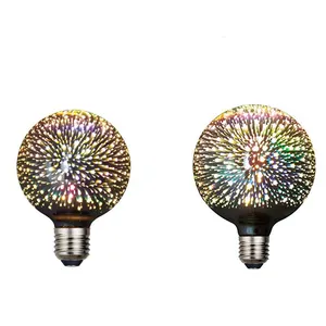 カラフルな着色ガラスST64G80スターラブ3DLED電球LEDエジソンフィラメント装飾電球