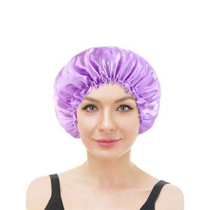 Gorro de Secado de Cabello de Satén con Logotipo Personalizado al por Mayor 2025 para el Cuidado de la Belleza Durante el Sueño - Product Image 6
