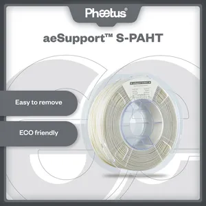 Filamento de Impresión 3D Phaetus AeSupport S-PAHT de Grado Reforzado de Extracción Rápida con Revestimiento, 1.75 mm, Beige, 1 kg - Product Image 2