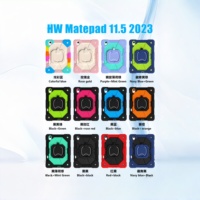 Casing Pelindung Anti Benturan Tiga Lapis Heavy Duty untuk MatePad Air MatePad 11 (2023) Qingyun C7 Gen 2 (2024) Putar 360 Derajat