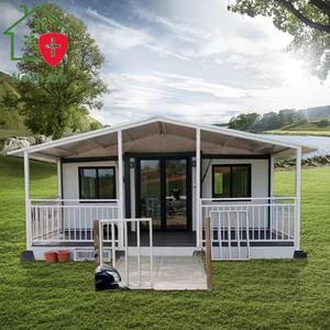 Casa Móvil Prefabricada de 2 Dormitorios con Terraza, Resistente al Agua y a Huracanes, Panel Sándwich Expandible, Tipo Villa, en Venta - Product Image 2
