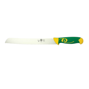 Couteau à pain IMPERIAL LINE 26CM manche vert/jaune - Product Image 1
