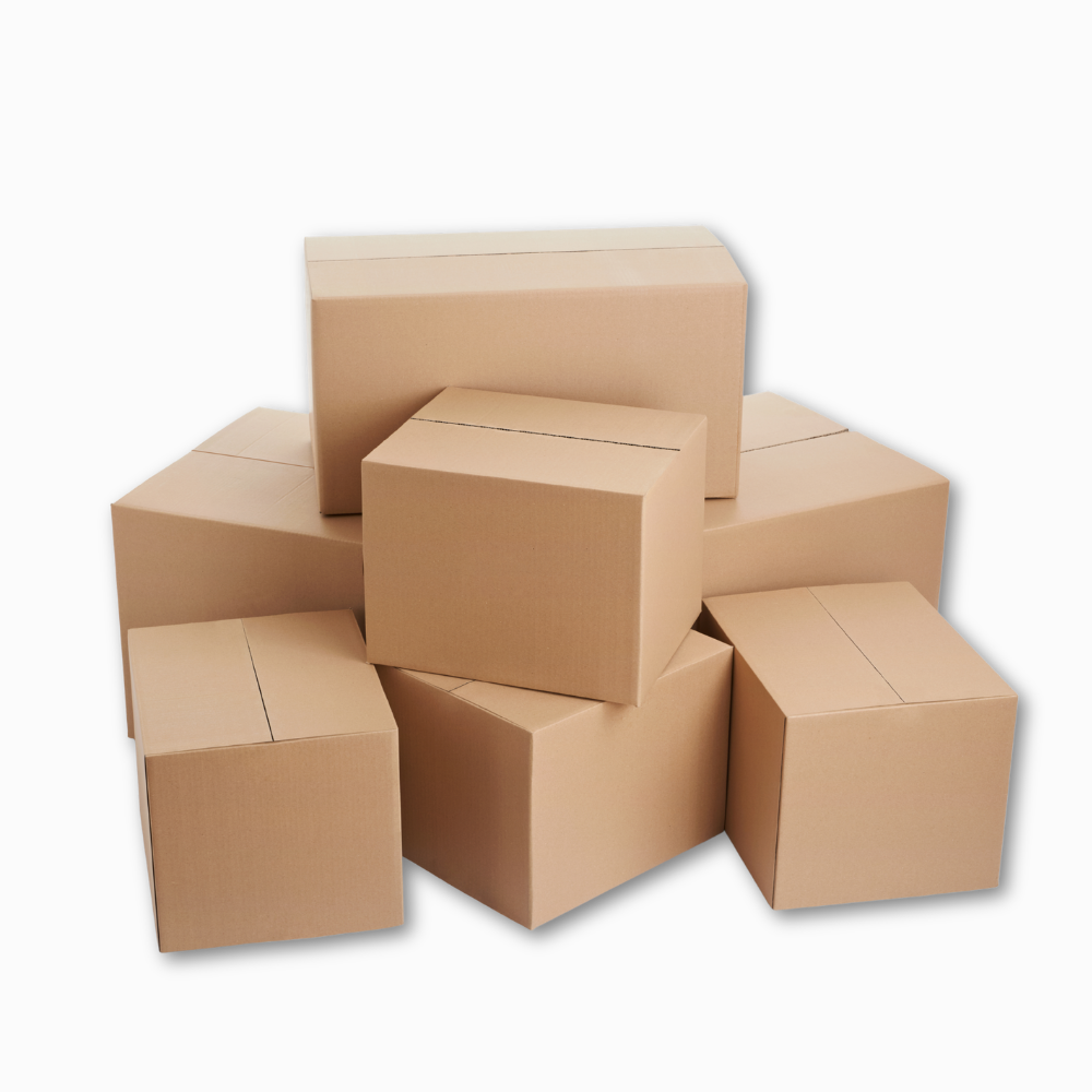 Custom Logo Slotted Boxes Carton Packaging Eco-Friendly Recycled Materials Corrugated Board High Quality Household Products