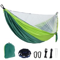 Livraison rapide accessoires de Camping hamac ultra-léger à ouverture rapide hamac de voyage moustiquaire