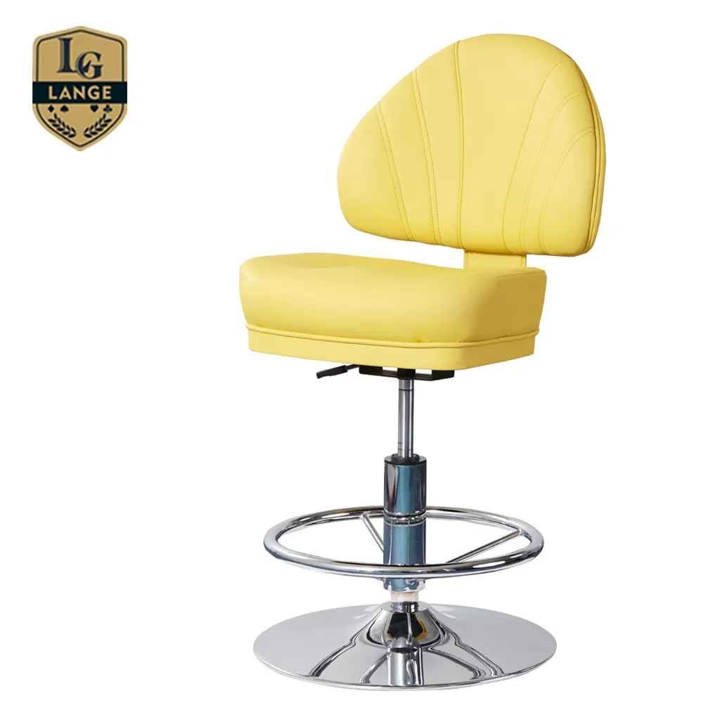 Высококачественный шарнирный подъемный барный стул, регулируемый стул для казино и покера