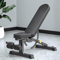 Banc de musculation pliable en acier pour la maison, multifonctionnel, inclinable et déclinable, pour haltères, usage domestique