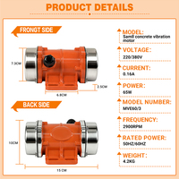 JULANTE MVE60/3 Industrieller Betonvibrator aus chinesischer Fertigung, 220V 380V AC Vibrationsmotor