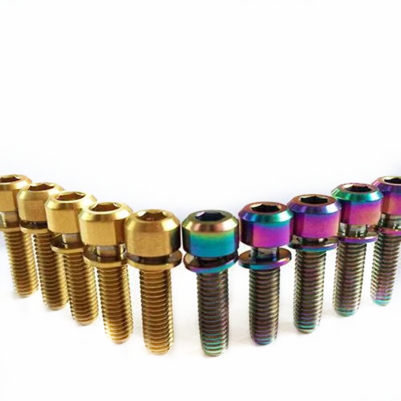 Colorful TItanium Bicycle Stem Screw for MTB Road Bike M5*18/20mm