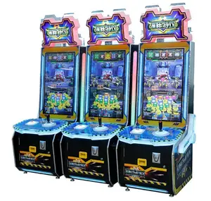 Sikke işletilen Arcade Robot saldırı eğlence çocuklar elektronik çekim Redemption Video oyunu satılık makine