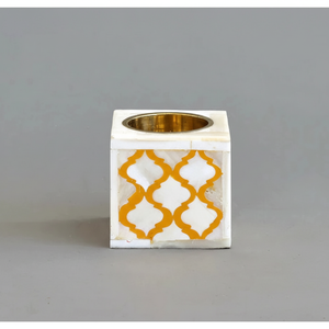 Portavelas con incrustaciones de hueso de estilo Vintage, decoración única hecha a mano para el hogar, lo mejor para la decoración de Rom de vida con el precio más bajo - Product Image 1